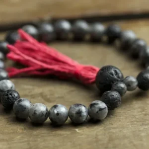 Fiinzto Lava Stone Wrist Mala